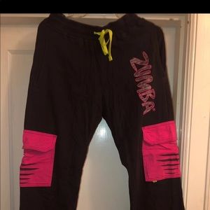 LIKE NEW SLASH-O-RAMA ZUMBA®️ Jammin’ Cargo Pants
